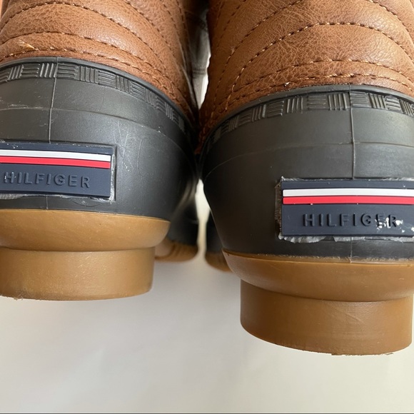 Tommy Hilfiger Reise leopard print high top duck rain boots 9 - Picture 14 of 14